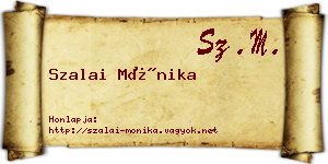 Szalai Mónika névjegykártya